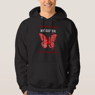 Butterfly Ich trage Rot für meine Schwester Gehirn Hoodie