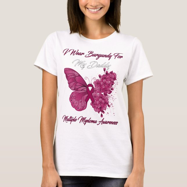 Butterfly Ihr Kampf ist mein Kampf gegen das Multi T-Shirt (Vorderseite)