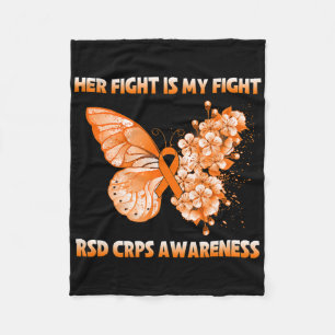 Butterfly ihr Kampf ist mein Kampf Rsd Crps Bewuss Fleecedecke