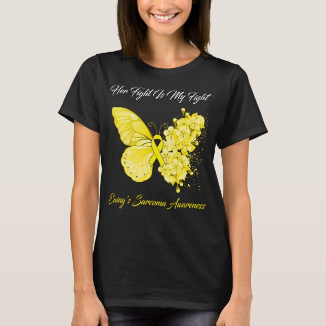 Butterfly ihr Kampf ist mein Kampf um Sarcoma Aw T-Shirt (Vorderseite)