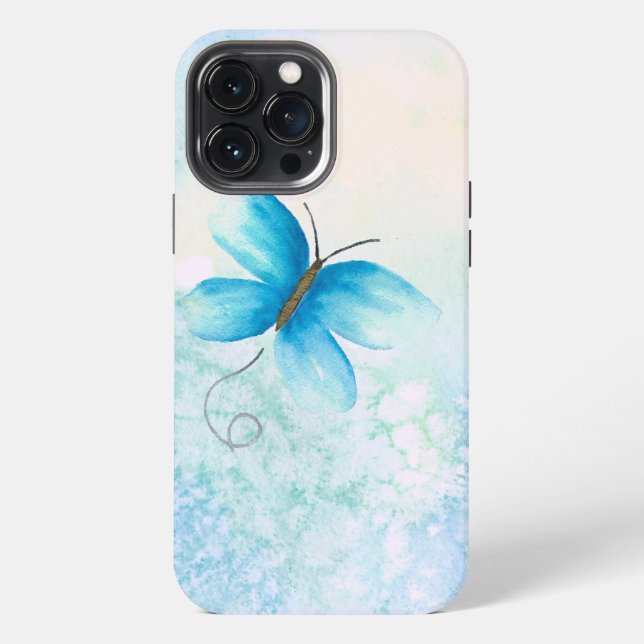 Butterfly iPhone Gehäuse 13 Pro Max Hülle (Rückseite)