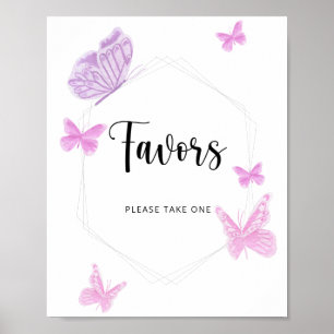 Butterfly ist auf dem Weg \ Favors Poster