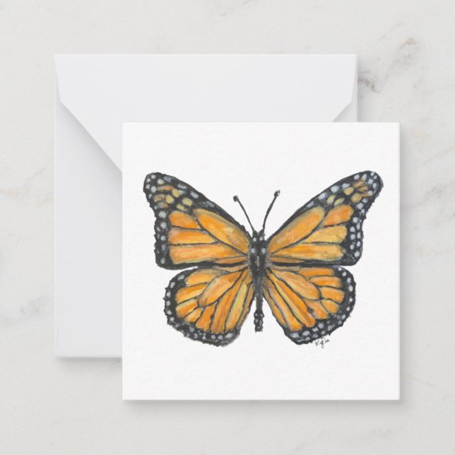 Butterfly-Karte Mitteilungskarte (Vorderseite)