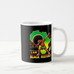 Butterfly Kid Girl I Am Black History Montag Afrik Kaffeetasse