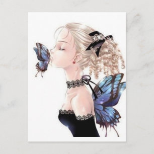 Butterfly Kiss, Daisey Van Diesel Postkarte