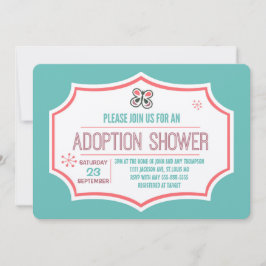 Butterfly Kisses & Adoption wünscht Adoption Dusch Einladung