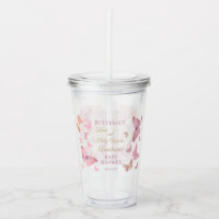 Butterfly Kisses and Baby Wish Girl Baby Shower