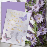 Butterfly Kisses and Baby Wish Girl Baby Shower