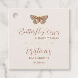 Butterfly Kisses Baby Girl Dusche Geschenkanhänger