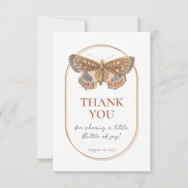 Butterfly Kisses Baby Shower Danke