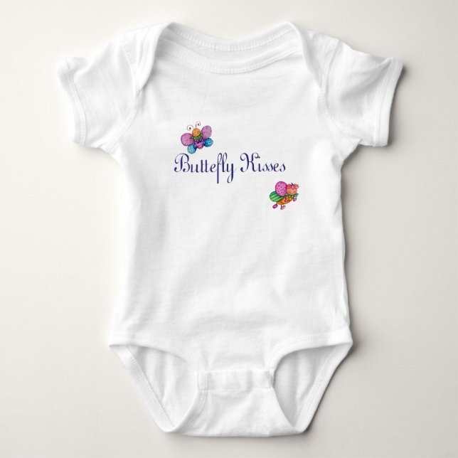 Butterfly Kisses Baby T - Shirt (Vorderseite)