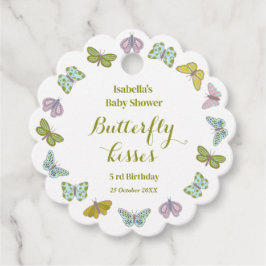Butterfly kisses Girl Baby Shoft Geschenkanhänger