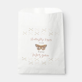 Butterfly Kisses Girl Baby Shower Geschenktütchen