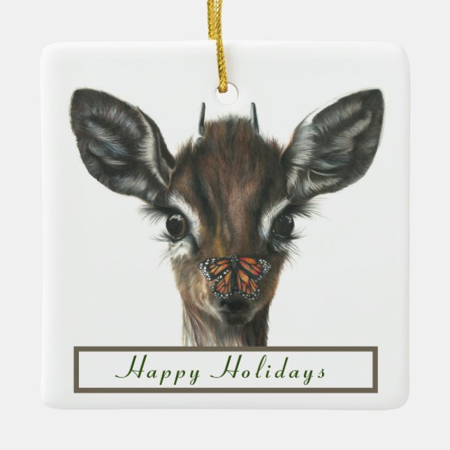 Butterfly Kisses Ornament (Vorderseite)