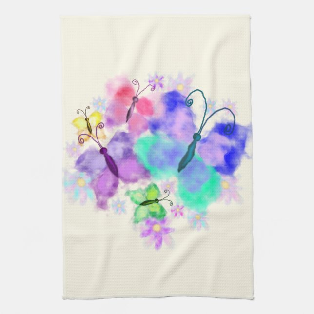 Butterfly Kitchen Handtuchfarbe Geschirrtuch (Vertikal)