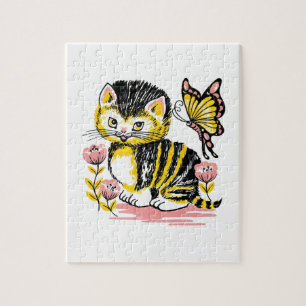 Butterfly & Kitten