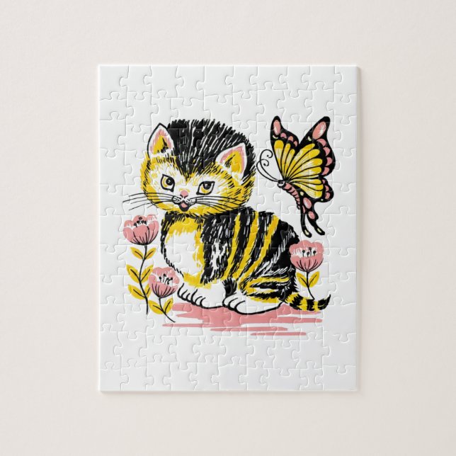 Butterfly & Kitten (Vertikal)