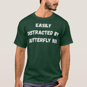 Butterfly Koi Fish Shirt leicht abgelenkt durch