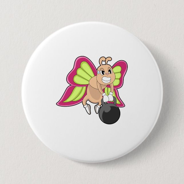 Butterfly-Krafttraining Dumbell Button (Vorderseite)
