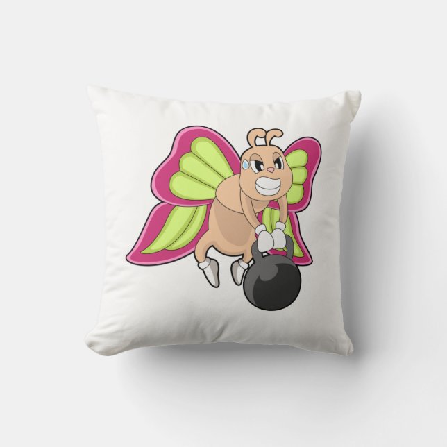 Butterfly-Krafttraining Dumbell Kissen (Vorderseite)