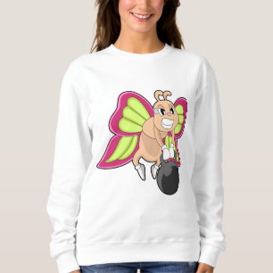 Butterfly-Krafttraining Dumbell Sweatshirt