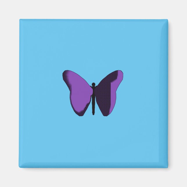 Butterfly-Kühlschrankmagnet Magnet (Vorne)