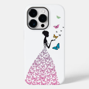 Butterfly Lady Clear iPhone Cover Case