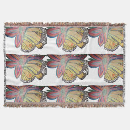 Butterfly landing beautiful decke