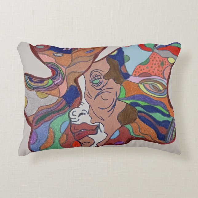 Butterfly Leaf Akzent Pillow Dekokissen (Vorderseite)