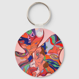 Butterfly Leaf Portrait Keychain Schlüsselanhänger