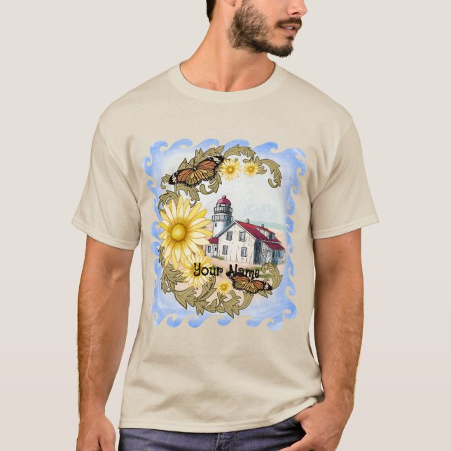 Butterfly Lighthouse T - Shirt (Vorderseite)