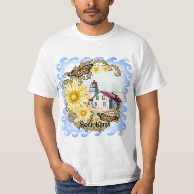 Butterfly Lighthouse T - Shirt (Vorderseite)