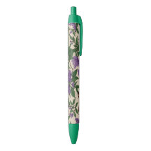 Butterfly-Lila-Blumen und Schmetterlinge