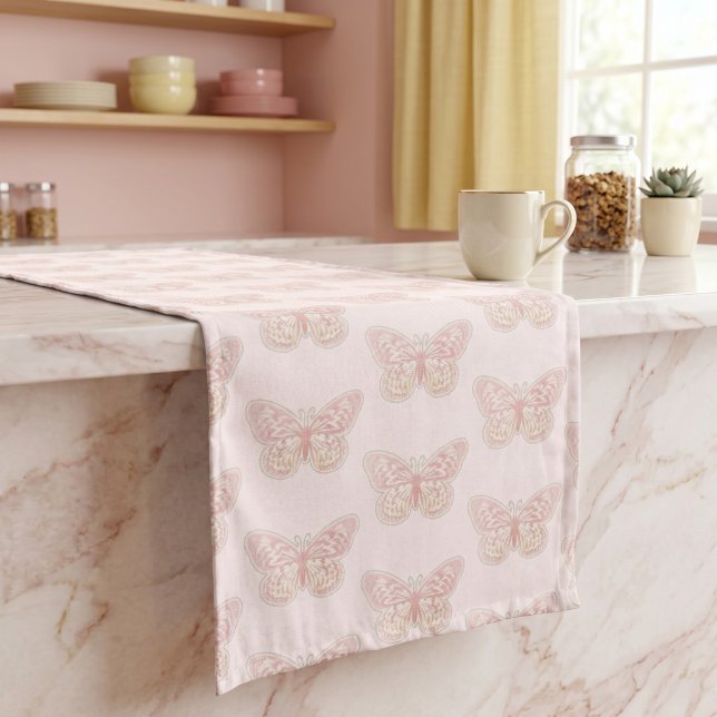 Butterfly Long Table Runner Großer Tischläufer (Von Creator hochgeladen)