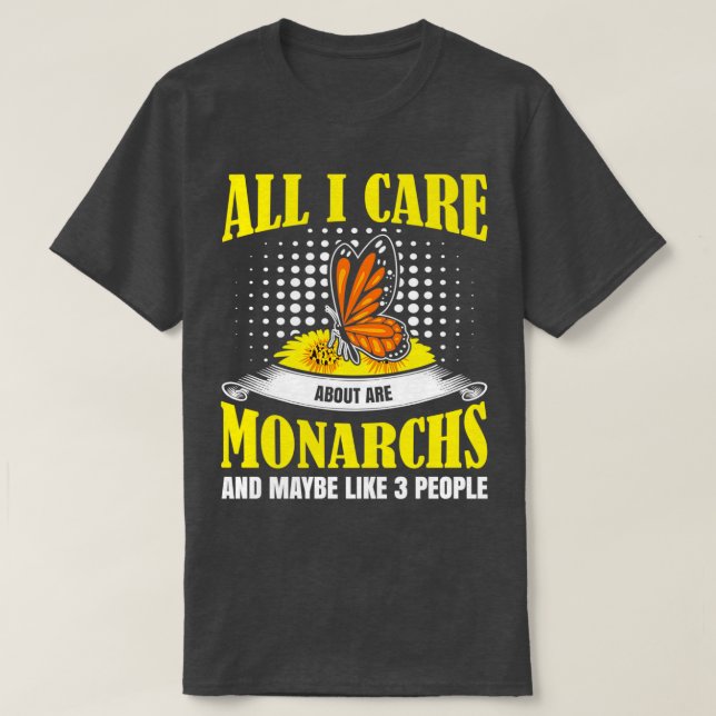 Butterfly Lover Monarch Butterfly Geschenk 19 T-Shirt (Design vorne)