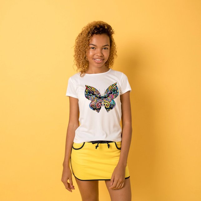 Butterfly Mandala T-Shirt (Von Creator hochgeladen)