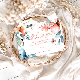 Butterfly Meadow Diapper Raffle Begleitkarte