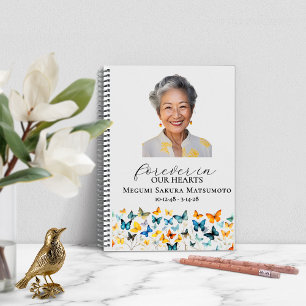 Butterfly-Memorial Foto Keepake Spiral-Notebook Notizbuch