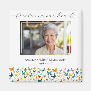 Butterfly Memorial Keepake Foto Magnet