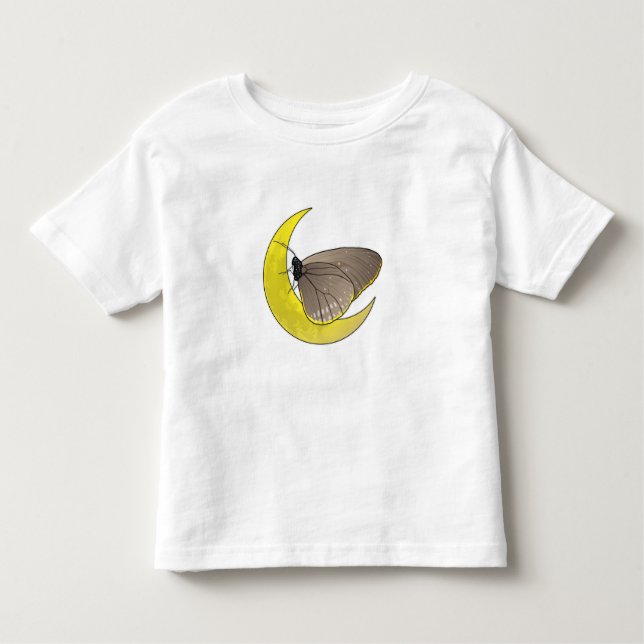 Butterfly Moon Kleinkind T-shirt (Vorderseite)
