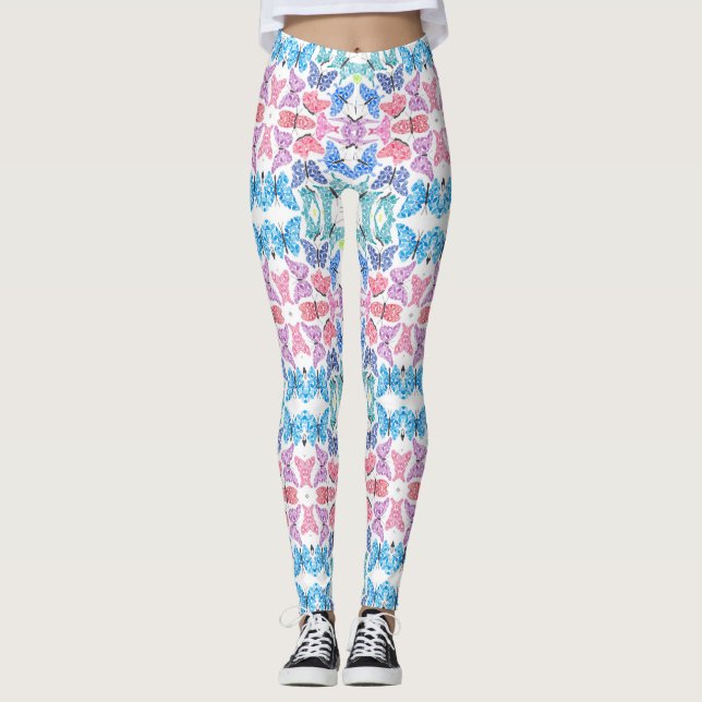 Butterfly Mosaic Leggings (Vorderseite)