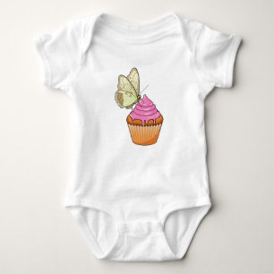 Butterfly Muffin Baby Strampler