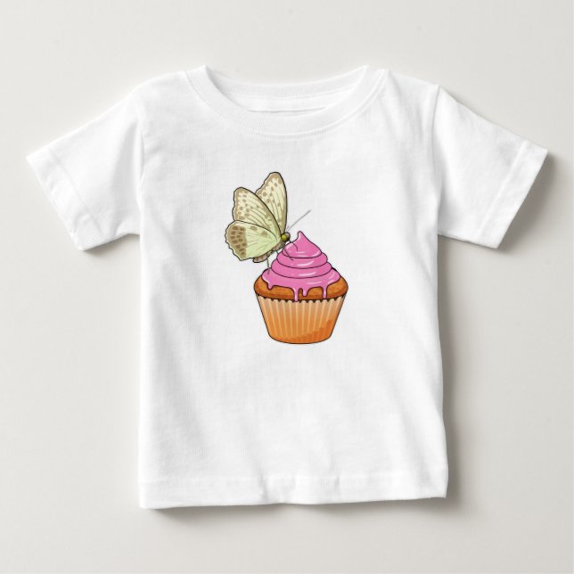 Butterfly Muffin Baby T-shirt (Vorderseite)