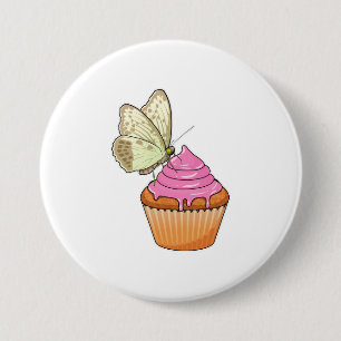 Butterfly Muffin Button