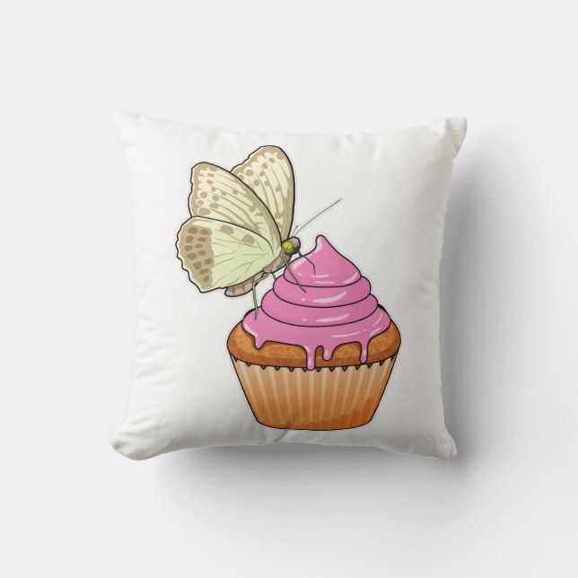 Butterfly Muffin Kissen (Vorderseite)