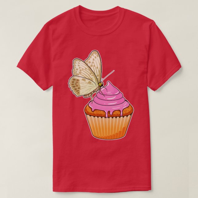 Butterfly Muffin T-Shirt (Design vorne)