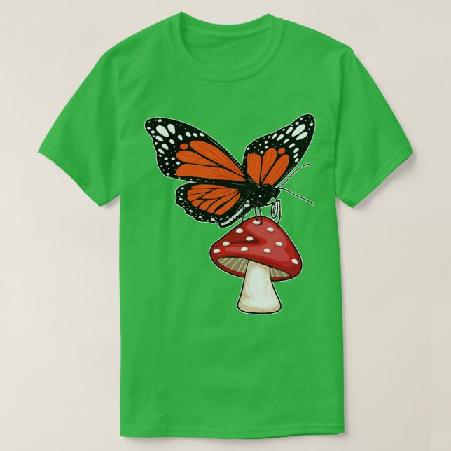 Butterfly Mushroom T-Shirt (Design vorne)