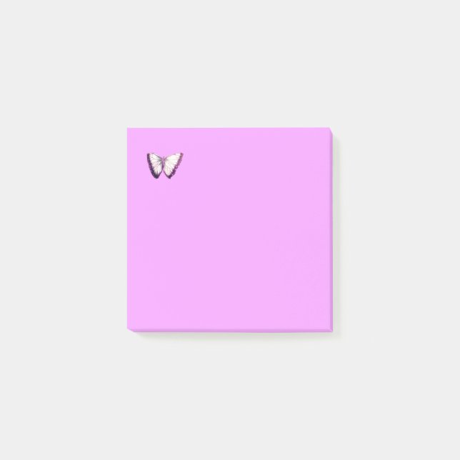 Butterfly-Muster Postit-Notizen Post-it Klebezettel (Vorderseite)