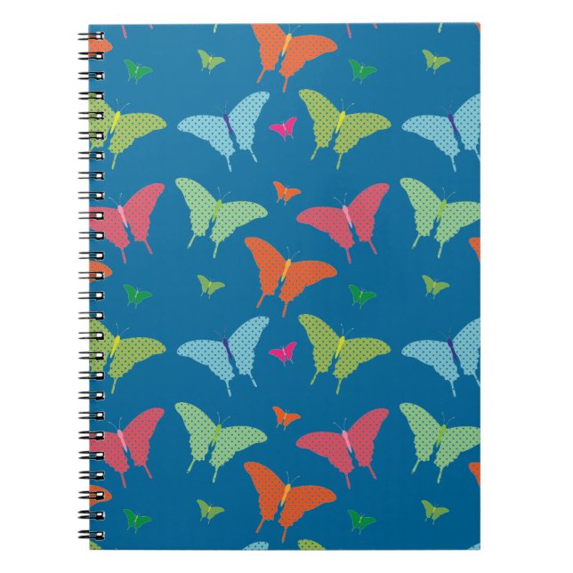 Butterfly-MusterNotebook Notizblock (Vorderseite)