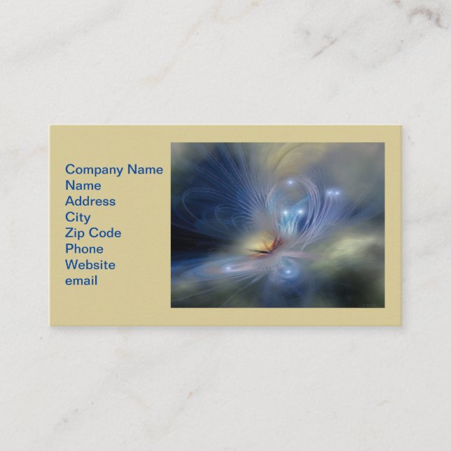 Butterfly-Nebel Visitenkarte (Vorderseite)